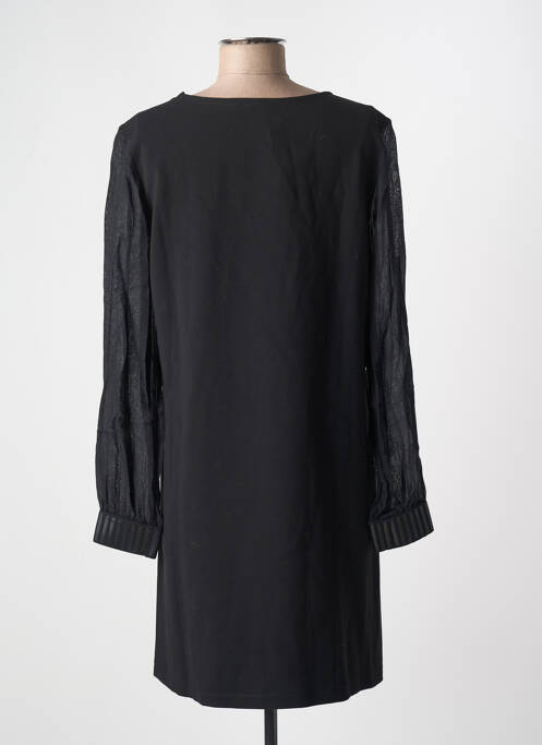 Robe mi-longue noir SEMIOLOGY pour femme