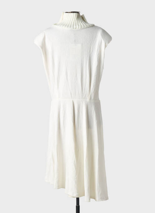 Robe pull blanc SEMIOLOGY pour femme