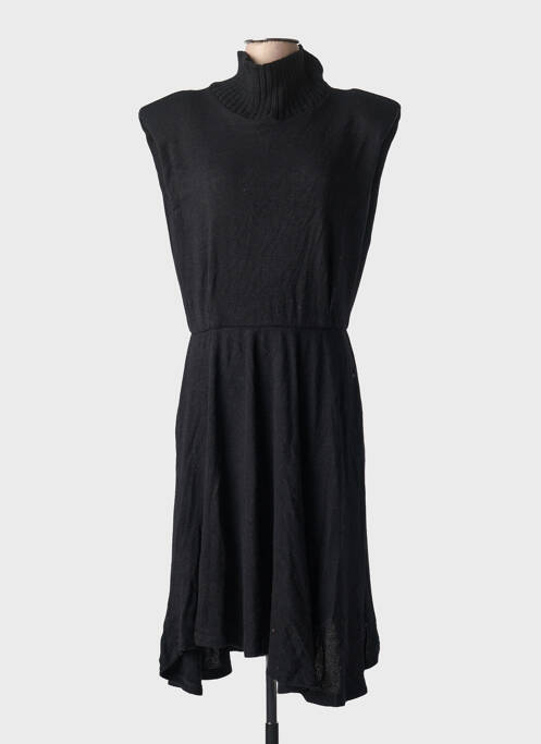Robe pull noir SEMIOLOGY pour femme