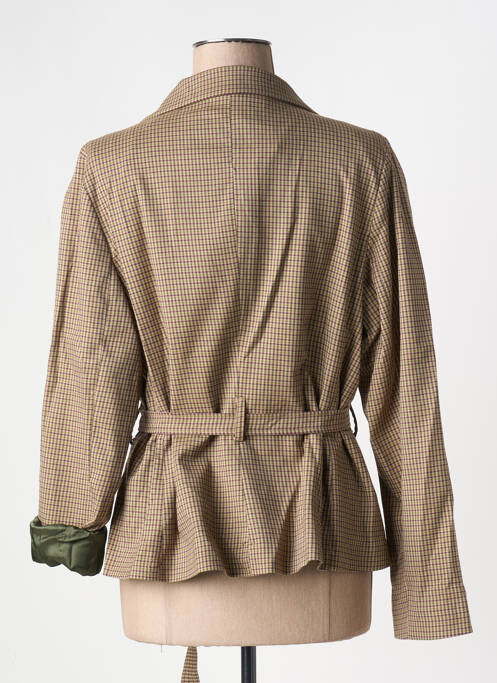 Veste casual marron SEMIOLOGY pour femme