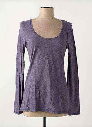 Top coupe cintrée manches longues gris WHITE STUFF femme