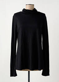 Sous-pull coupe cintrée manches longues noir SEMIOLOGY femme