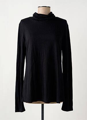 Sous-pull coupe cintrée manches longues noir SEMIOLOGY femme