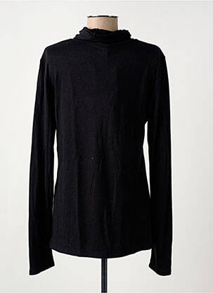 Sous-pull coupe cintrée manches longues noir SEMIOLOGY femme