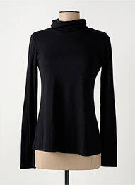 Sous-pull coupe cintrée manches longues noir SEMIOLOGY femme