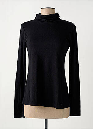 Sous-pull coupe cintrée manches longues noir SEMIOLOGY femme