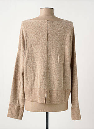 Pull coupe droite manches longues beige ELEMENTE CLEMENTE femme