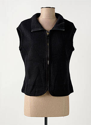 Gilet sans manche poches noir SEMIOLOGY femme