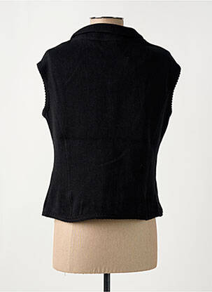 Gilet sans manche poches noir SEMIOLOGY femme
