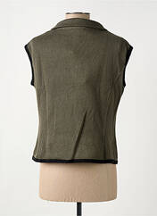 Gilet sans manche vert SEMIOLOGY pour femme seconde vue