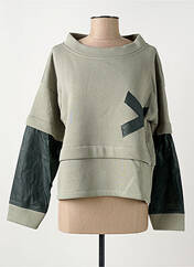 Sweat-shirt vert SEMIOLOGY pour femme seconde vue