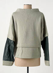 Sweat-shirt vert SEMIOLOGY pour femme seconde vue