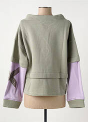 Sweat-shirt vert SEMIOLOGY pour femme seconde vue