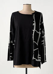 T-shirt noir OZAI N KU pour femme seconde vue