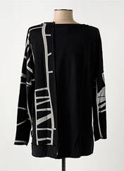 T-shirt noir OZAI N KU pour femme seconde vue