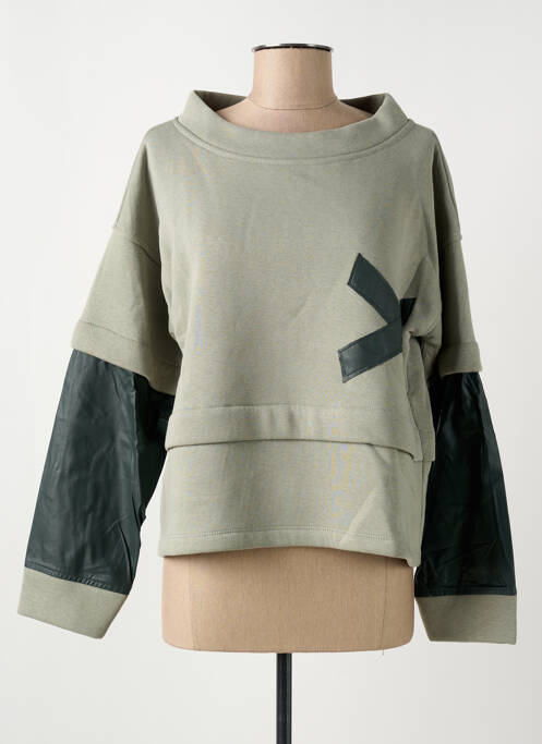 Sweat-shirt vert SEMIOLOGY pour femme