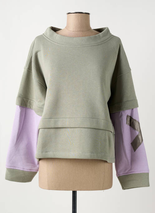 Sweat-shirt vert SEMIOLOGY pour femme