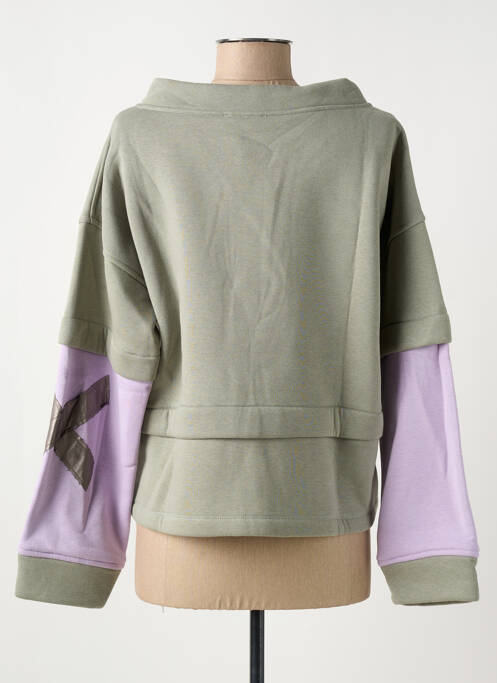 Sweat-shirt vert SEMIOLOGY pour femme