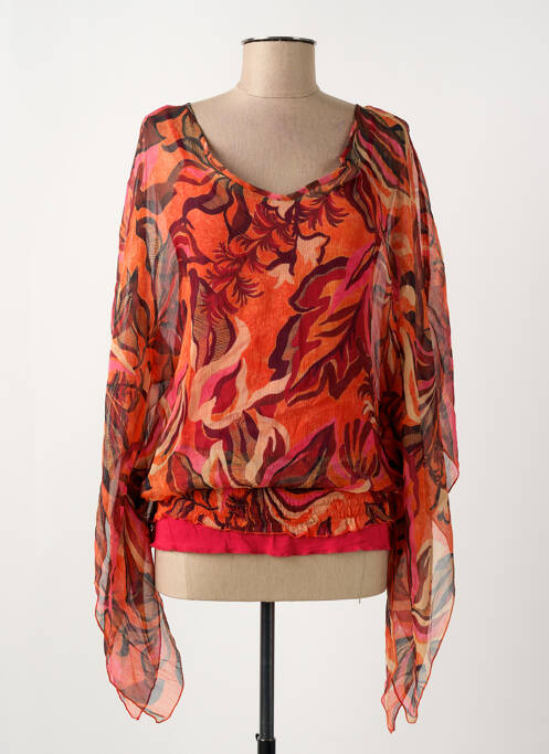 Top orange CRISTINA GAVIOLI pour femme