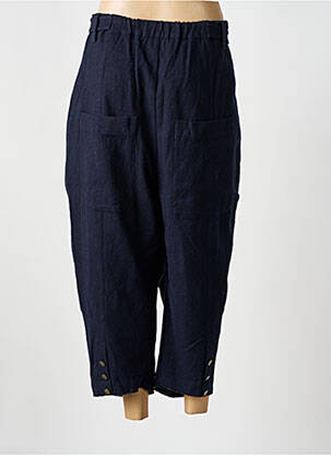 Pantalon large poches taille normale bleu JAYKO femme