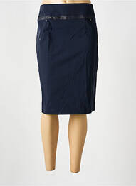 Jupe mi-longue taille normale bleu GARELLA femme