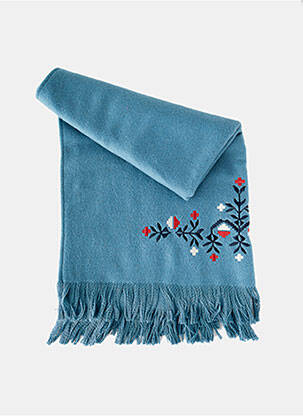 Echarpe bleu BLUTGESCHWISTER pour femme