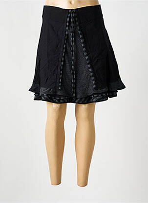 Jupe mi-longue noir MYRINE pour femme