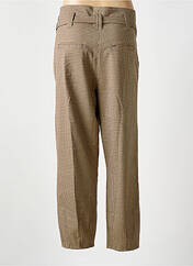 Pantalon chino beige SEMIOLOGY pour femme seconde vue