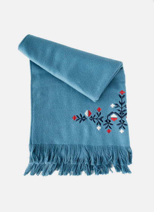 Echarpe bleu BLUTGESCHWISTER pour femme