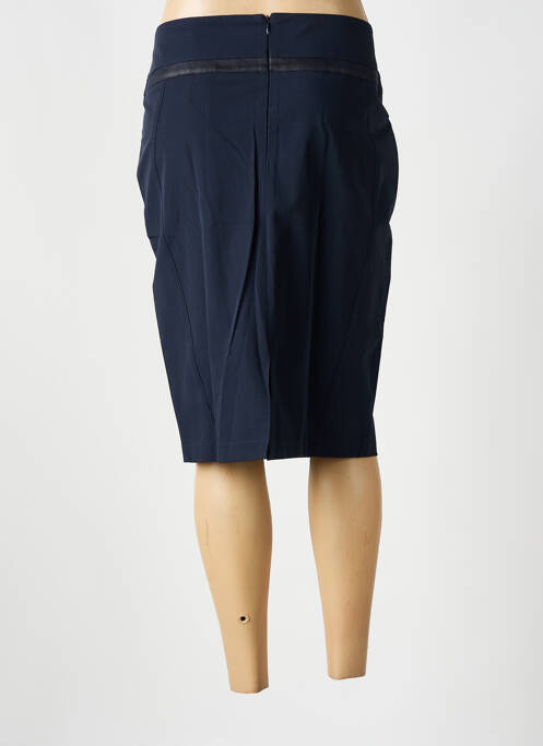 Jupe mi-longue bleu GARELLA pour femme