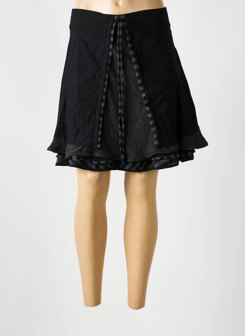 Jupe mi-longue noir MYRINE pour femme