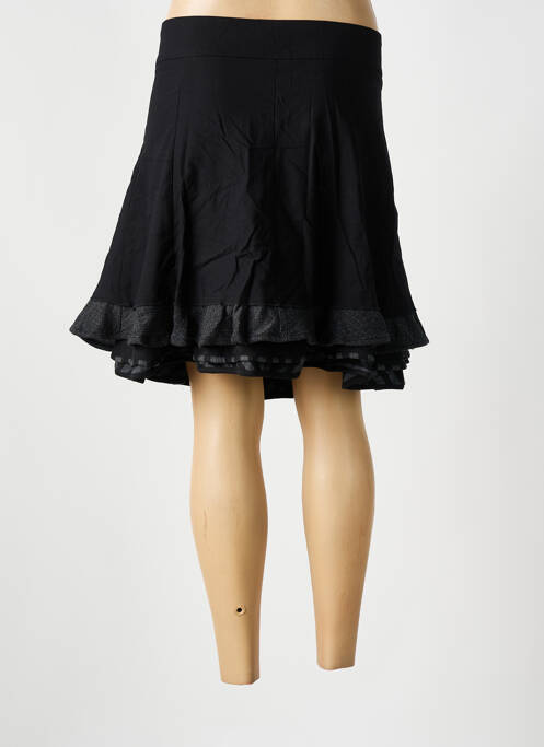 Jupe mi-longue noir MYRINE pour femme