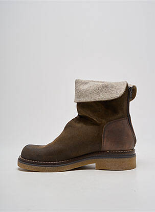 Bottines/boots nubuck talon plat jusqu'à 3cm marron CASTA femme