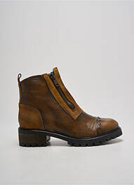 Bottines/boots matière lisse talon de 4 à 6cm marron CASTA femme