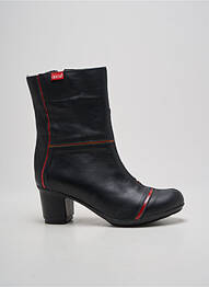 Bottines/boots matière lisse talon de 4 à 6cm noir CLAMP femme
