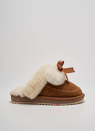 Mules/sabots talon plat jusqu'à 3cm marron NATHAN-BAUME femme
