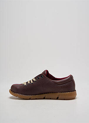 Baskets matière lisse talon plat jusqu'à 3cm violet ALCE SHOES femme