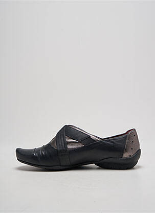 Derbies tissage satiné talon plat jusqu'à 3cm noir MADISON femme