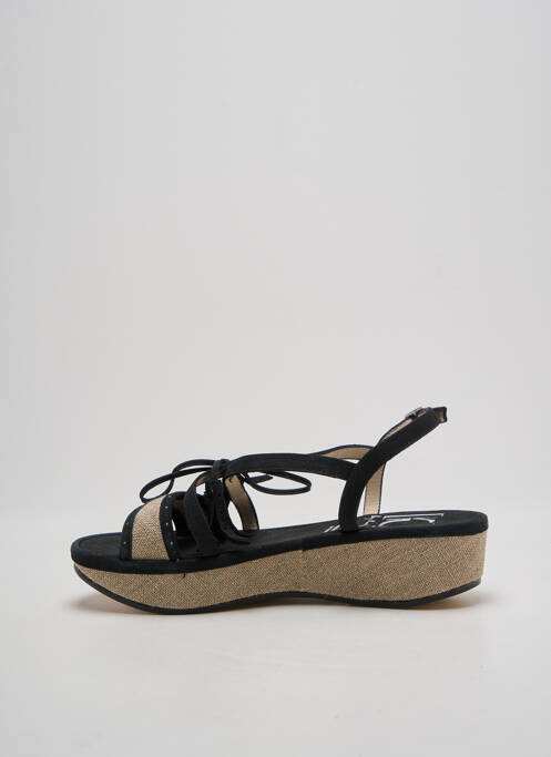 Sandales/Nu pieds noir KARSTON pour femme