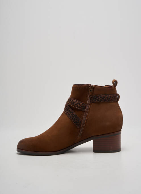 Bottines/Boots marron FUGITIVE BY FRANCESCO ROSSI pour femme