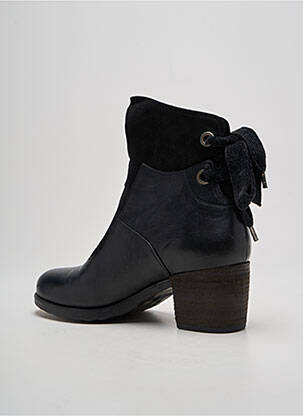 Bottines/boots matière lisse talon de 4 à 6cm noir CASTA femme