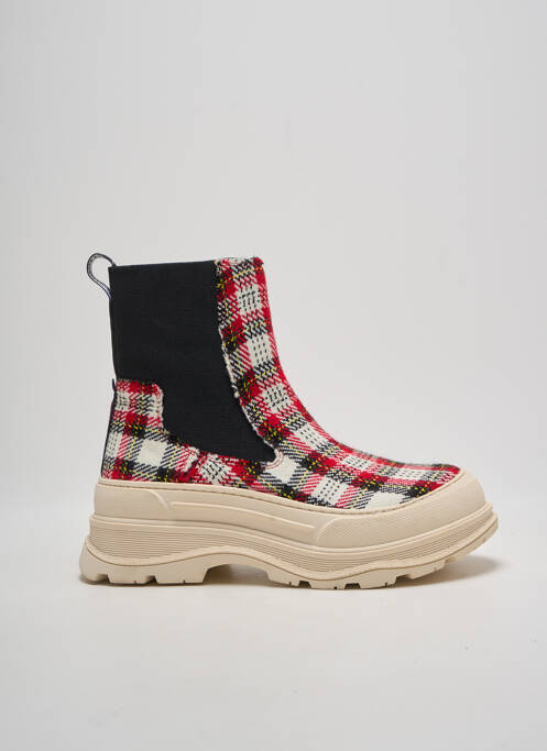 Bottines/Boots rouge VADDIA pour femme