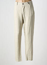 Pantalon chino fermeture zippée sous rabat boutonné taille normale beige BANDITAS FROM MARSEILLE femme