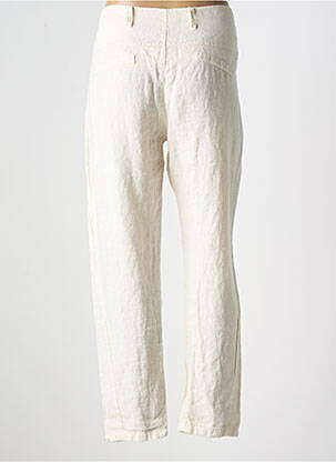 Pantalon 7/8 taille à pinces taille normale beige BANDITAS FROM MARSEILLE femme