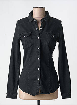 Chemisier noir DENIM pour femme