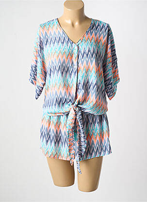 Ensemble pantalon bleu GOLD&SILVER PARIS pour femme