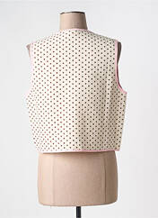 Gilet sans manche rose JOHANNA PARIS pour femme seconde vue