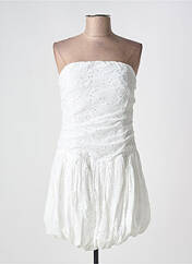 Robe courte blanc FEELHOO pour femme seconde vue