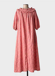 Robe longue rose JOHANNA PARIS pour femme seconde vue