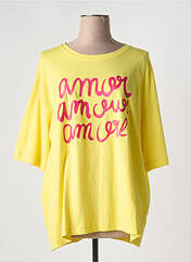 T-shirt jaune WIYA pour femme seconde vue